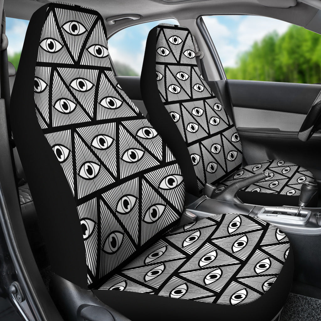 Third Eye Pattern Print Design LKS304 Car Seat Covers