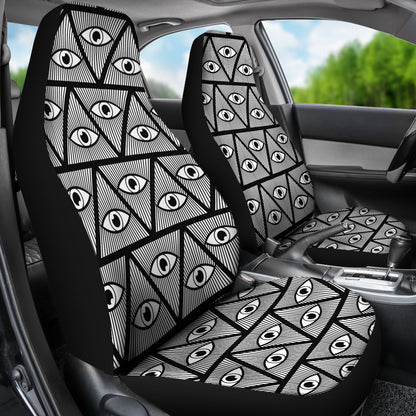 Third Eye Pattern Print Design LKS304 Car Seat Covers