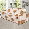 Pancake Pattern Print Design A01 Sofa Slipcover