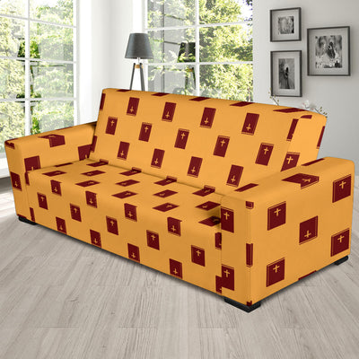 Bible Pattern Print Design 05 Sofa Slipcover