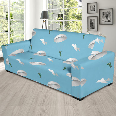 Paratrooper Pattern Print Design A02 Sofa Slipcover