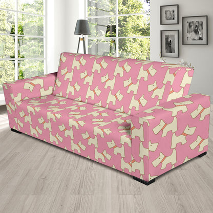 Scottish Terriers Print Design LKS306 Sofa Slipcover