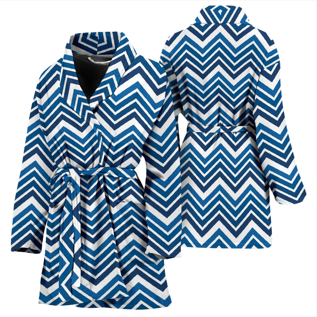 Chevron Print Design LKS403 Women Bathrobe