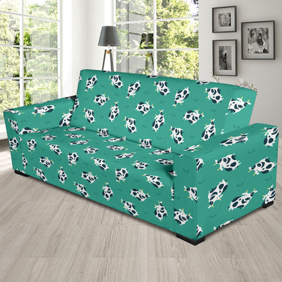 Cow Pattern Print Design 03 Sofa Slipcover