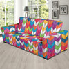 Knit Pattern Print Design 01 Sofa Slipcover