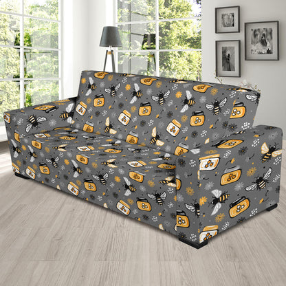Honey Bee Print Design LKS301 Sofa Slipcover