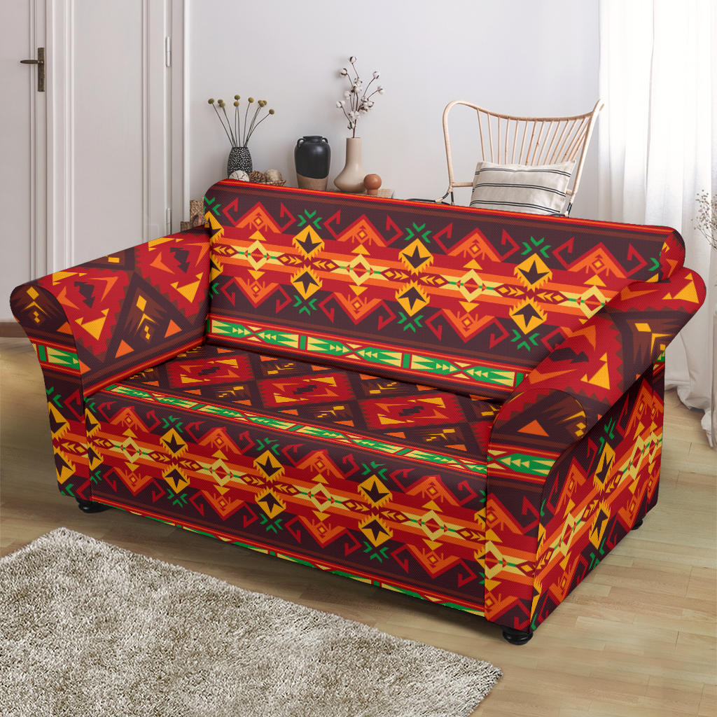 Southwest Pattern Print Design LKS309 Loveseat Couch Slipcover