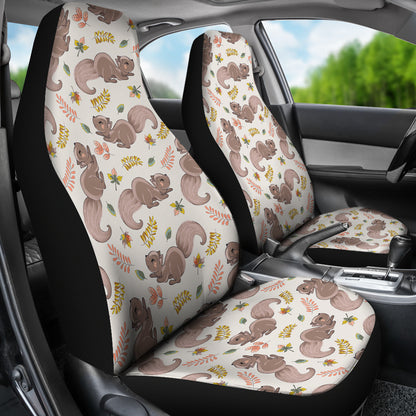 Squirrel Print Design LKS307 Car Seat Covers