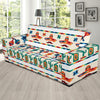 Maracas Mexican Pattern Print Design 01 Sofa Slipcover