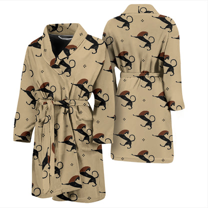 Ancient Greek Print Design LKS3011 Men Bathrobe