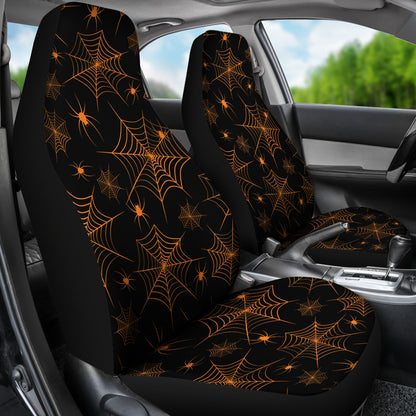 Spider Web Print Design LKS306 Car Seat Covers