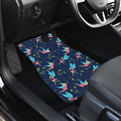 Fairy with flower Print Pattern Car Floor Mats Front Back