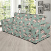 Pug Pattern Print Design A01 Sofa Slipcover