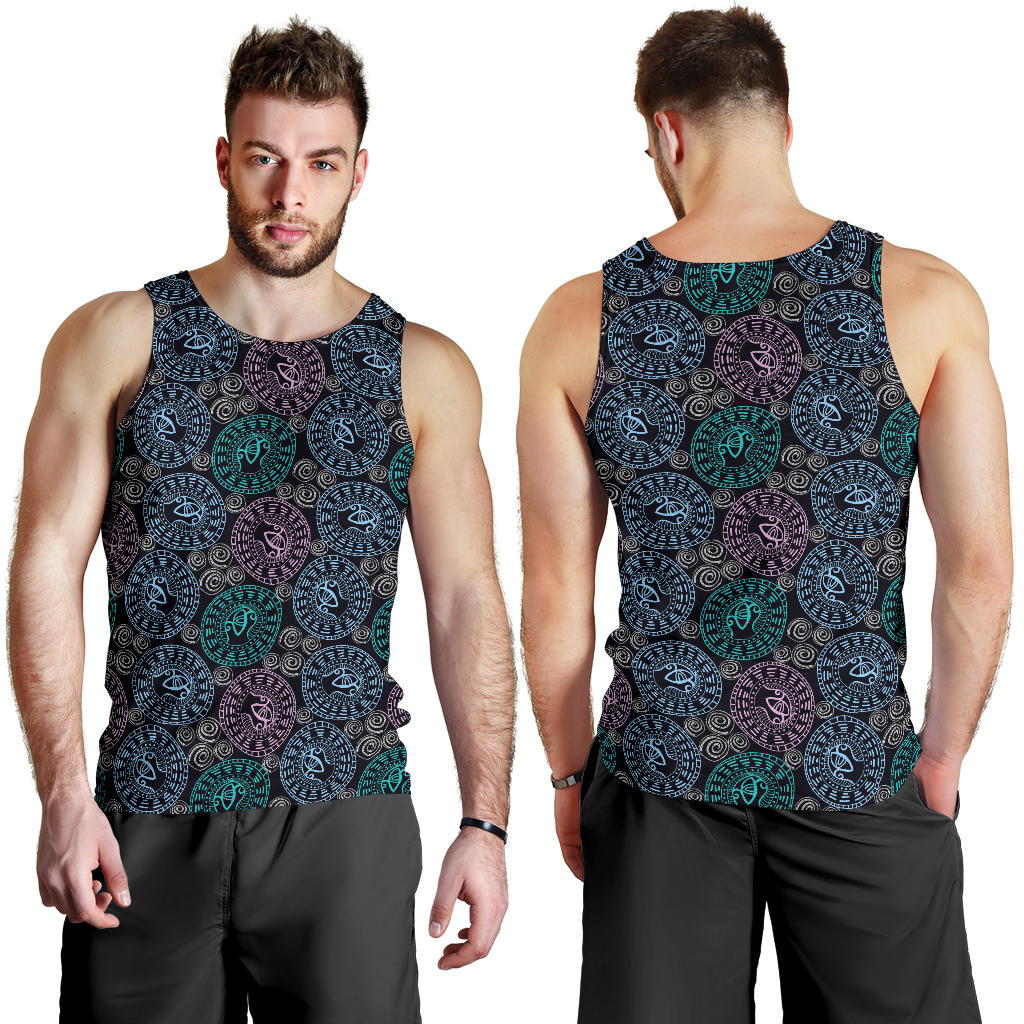 Eye of Horus Ethnic Pattern Men Tank Top
