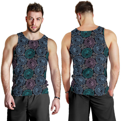 Eye of Horus Ethnic Pattern Men Tank Top