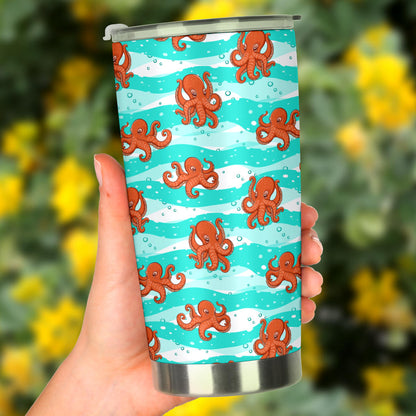 Octopus Cute Design Print Themed Tumbler