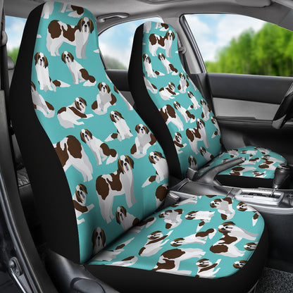 St Bernards Print Design LKS302 Car Seat Covers