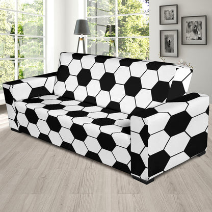 Soccer Ball Texture Print Design LKS303 Sofa Slipcover