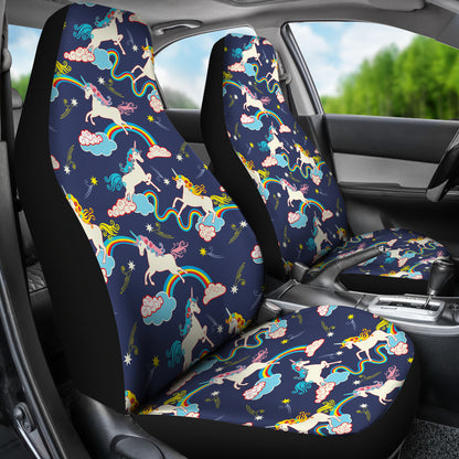 Unicorn Print Design LKS304 Car Seat Covers