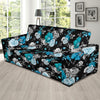 Rose Pattern Print Design A02 Sofa Slipcover