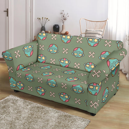 Zombie Print Design LKS301 Loveseat Couch Slipcover