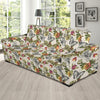 Butterfly Flower Pattern Print Design 06 Sofa Slipcover