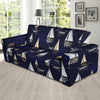 Sailing Ships Pattern Print Design A05 Sofa Slipcover