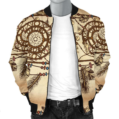 Dream catcher vintage native Men Bomber Jacket