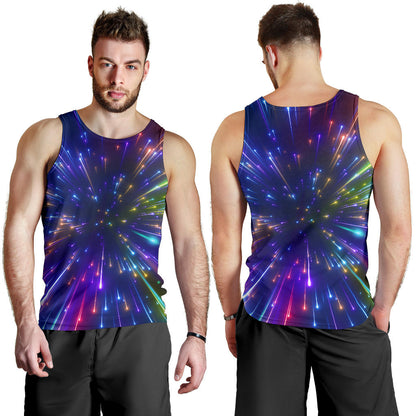 Celestial Rainbow Speed Light Men Tank Top