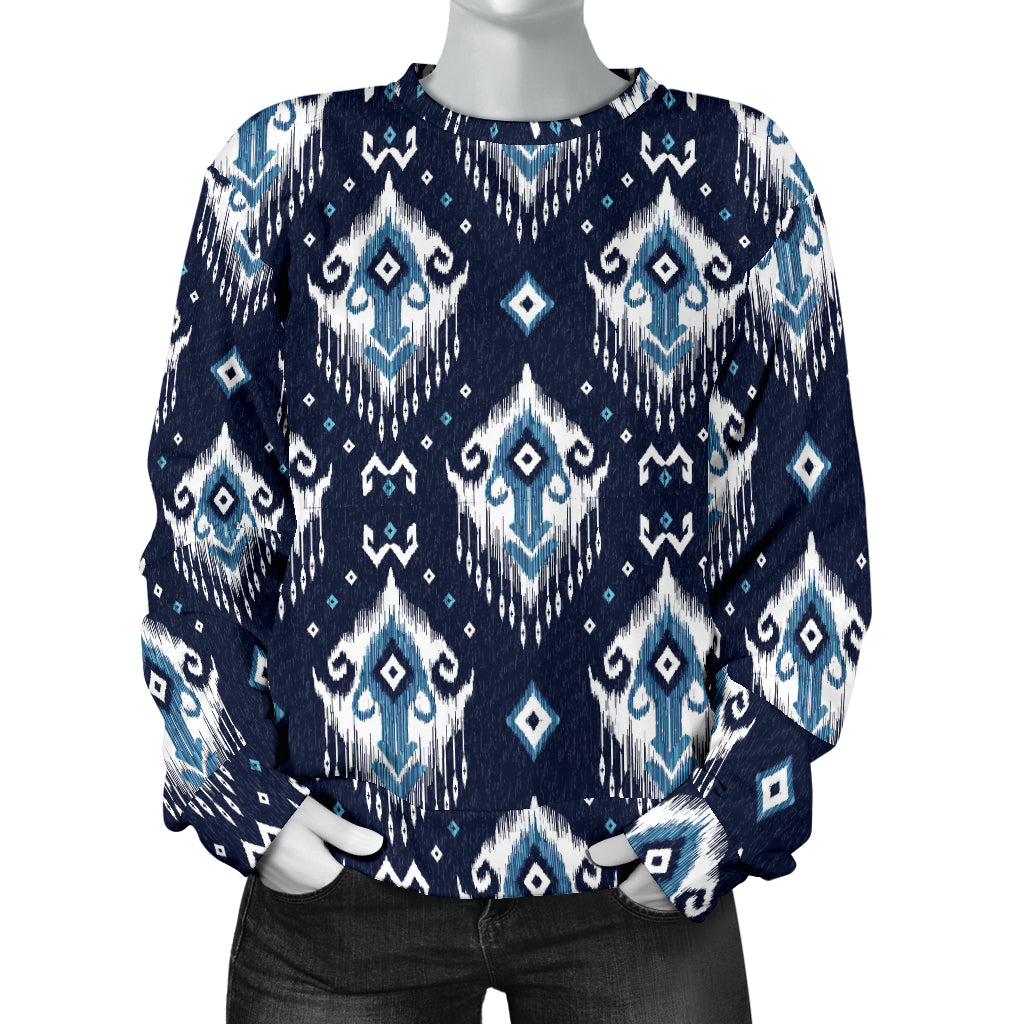 Ethnic Ornament Print Pattern Women Long Sleeve Sweatshirt