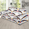 Fugu Pattern Print Design 03 Sofa Slipcover