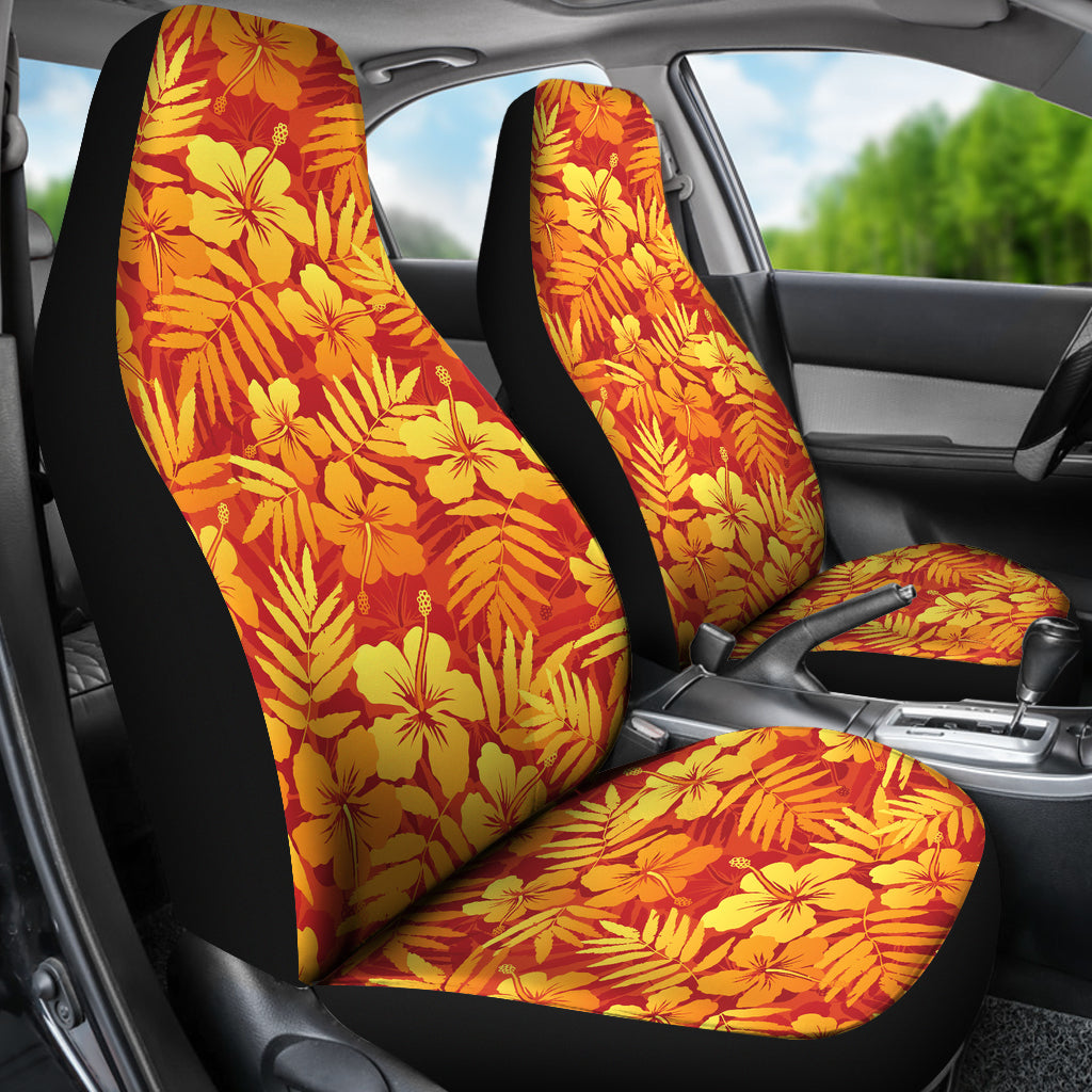 Hibiscus Summer Print Design LKS302 Car Seat Covers