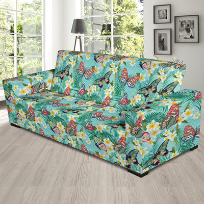 Butterfly Pattern Print Design 09 Sofa Slipcover