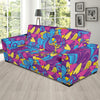 Psychedelic Mushroom Pattern Print Design A03 Sofa Slipcover