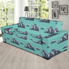 Mountain Pattern Print Design 01 Sofa Slipcover