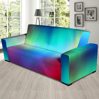 Aurora Borealis Pattern Print Design 02 Sofa Slipcover