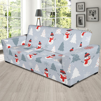 Snowman Print Design LKS302 Sofa Slipcover