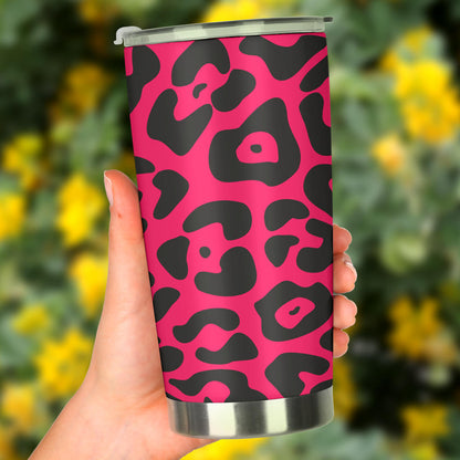 Cheetah Pink Print Pattern Tumbler