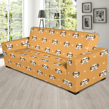 Shih Tzu Print Design LKS303 Sofa Slipcover