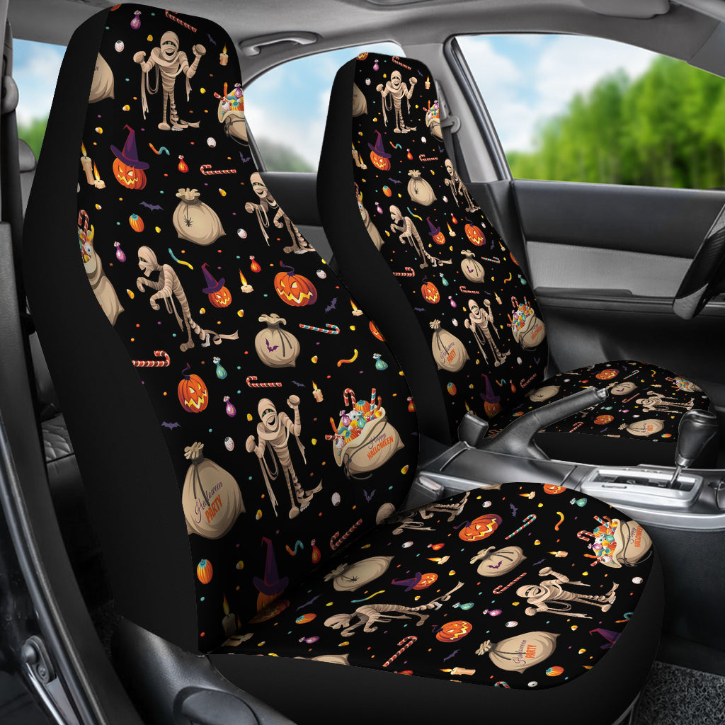 Mummy Halloween Print Design LKS303 Car Seat Covers