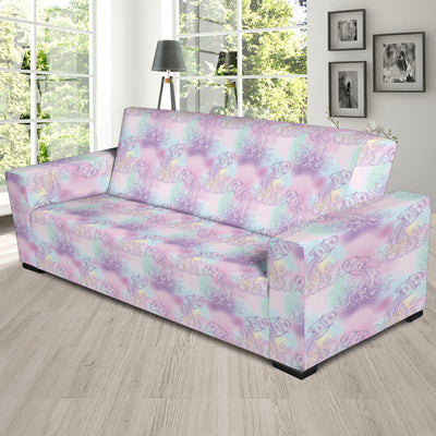 Aquarius Zodiac Pattern Print Design 01 Sofa Slipcover