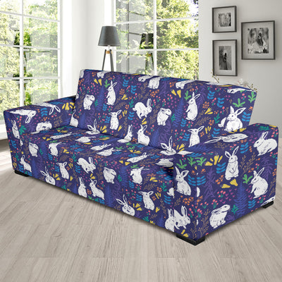 Bunny Pattern Print Design 01 Sofa Slipcover