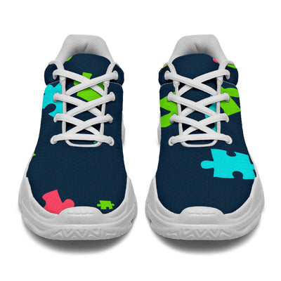 Autism Awareness Colorful Design Print Chunky Sneakers