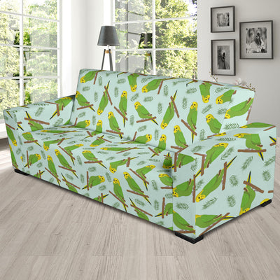 Budgerigar Pattern Print Design 04 Sofa Slipcover