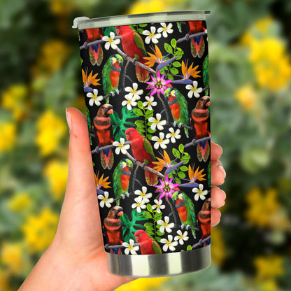 Parrot Design Print Tumbler