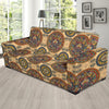 Calendar Aztec Pattern Print Design 02 Sofa Slipcover