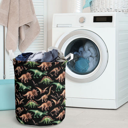 Dinosaur Print Pattern Laundry Basket