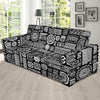 Polynesian Pattern Print Design A02 Sofa Slipcover