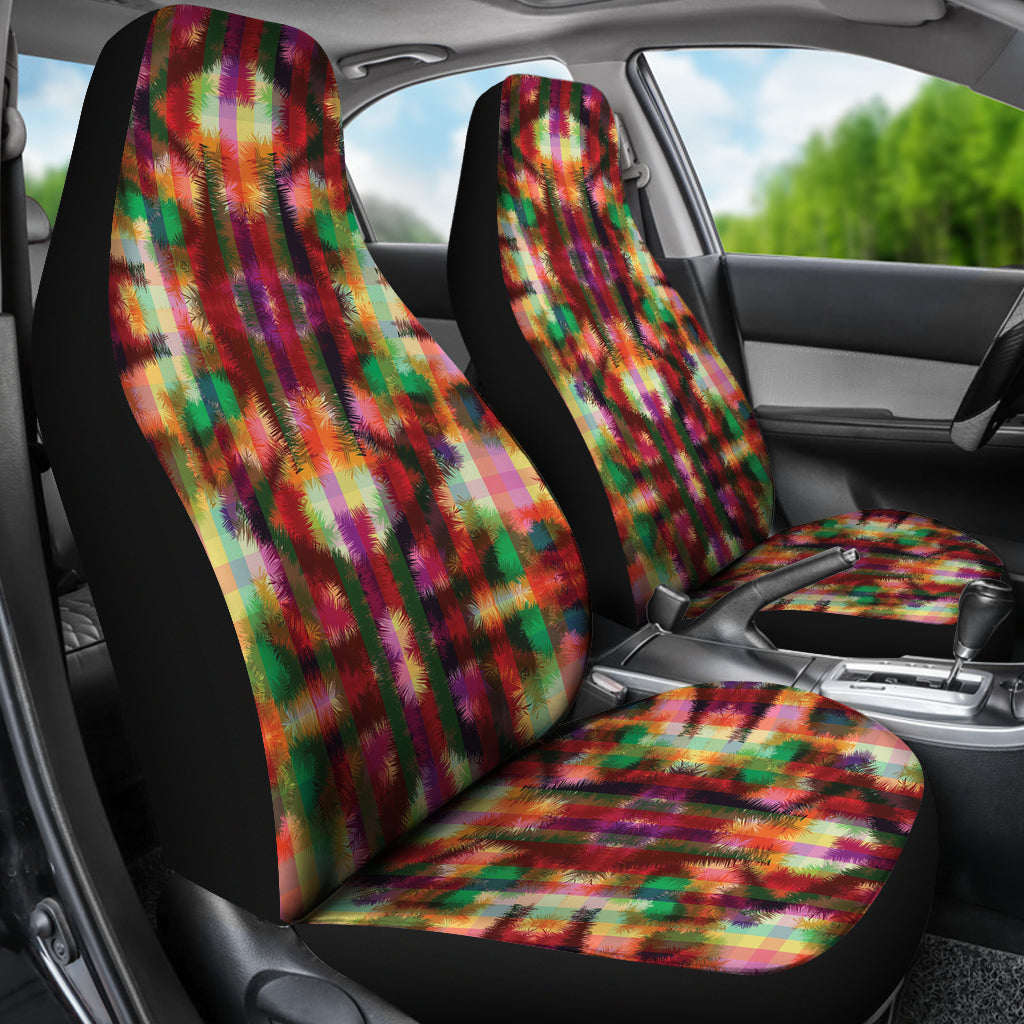 Tie Dye Print Design LKS301 Car Seat Covers