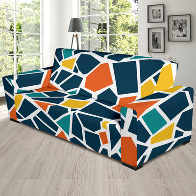 Mosaic Pattern Print Design 02 Sofa Slipcover